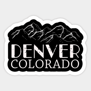 Denver Colorado Denver Co Colorado Sticker